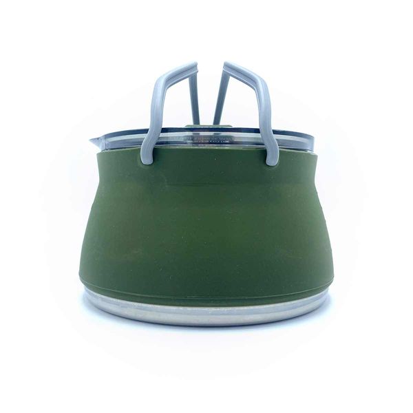 Wolf Outdoors EzyStow Collapsible Kettle 1L – Olive Green