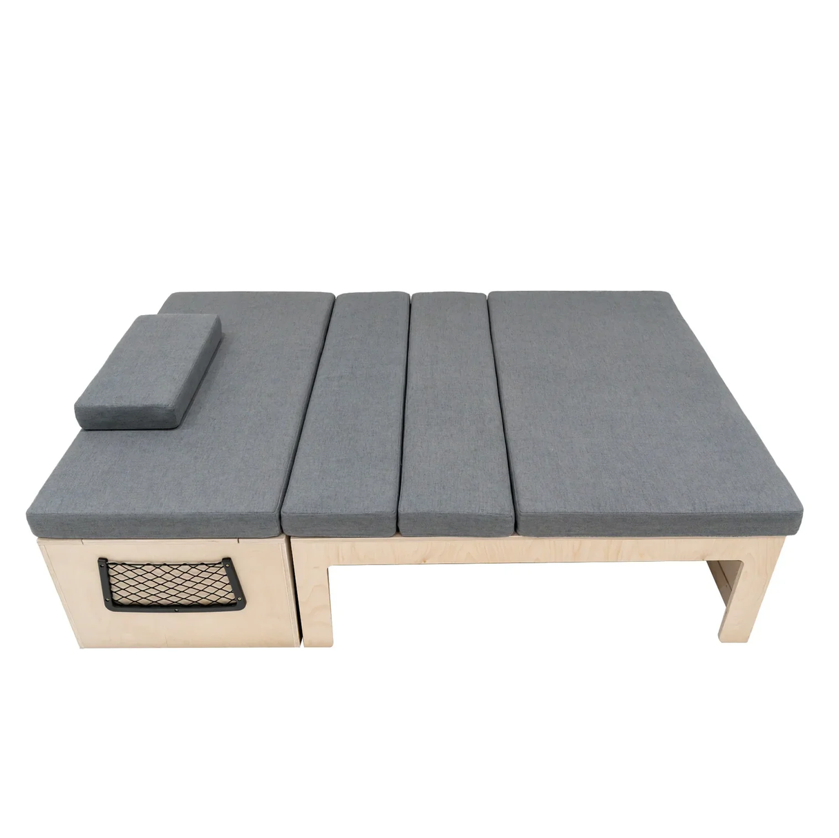 L-Shaped Camper Van Bed