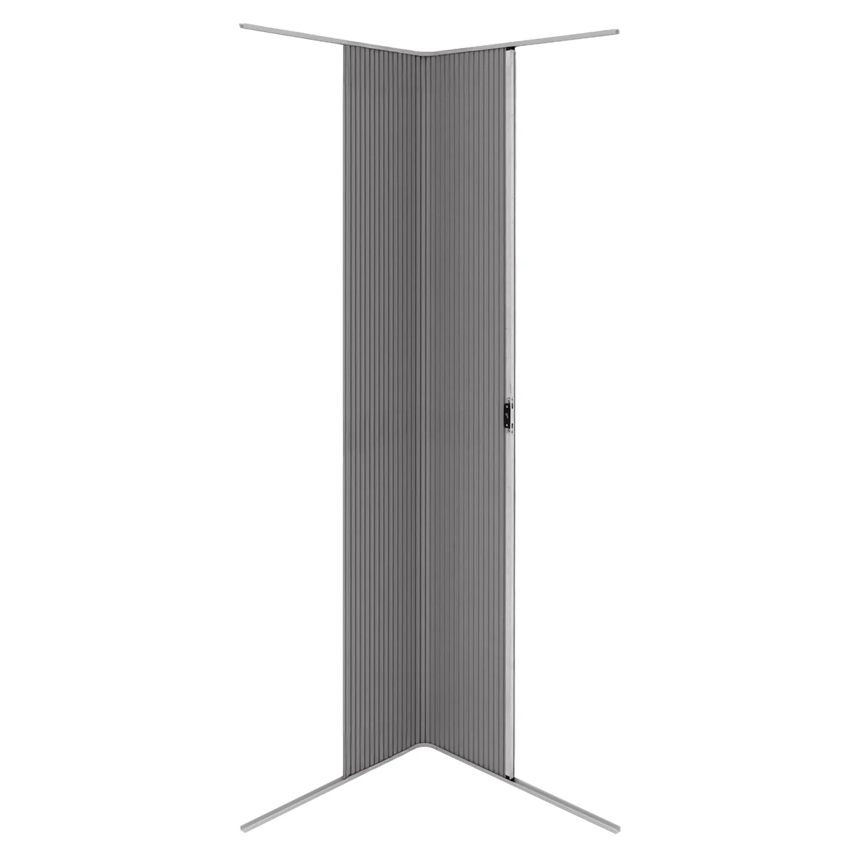 Tambour Shower Door Silver