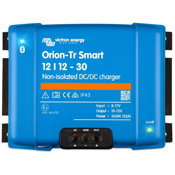 Victron Orion-Tr Smart DC-DC Charger Non-Isolated (12/12-30A / 360W)