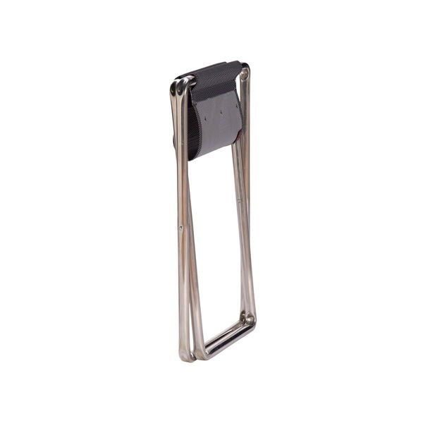 Crespo AL/301 Folding Camping Stool & Footrest Dark Grey