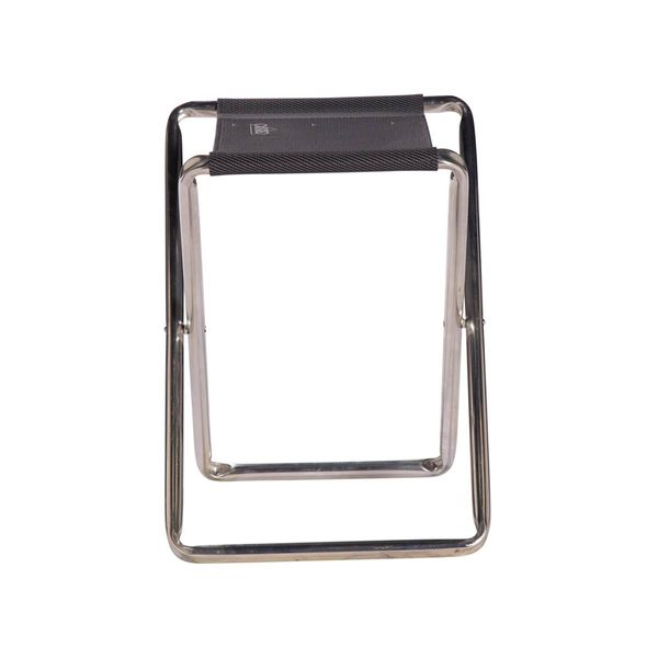Crespo AL/301 Folding Camping Stool & Footrest Dark Grey