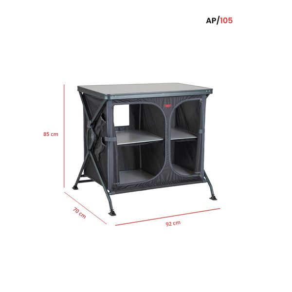 Crespo AP/105 Folding Camping Kitchen & Cooking Island