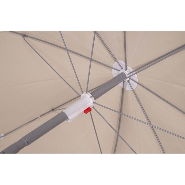 Bo-Camp Compact Camping Parasol 160cm Blue | Adjustable Lightweight Sun Shade