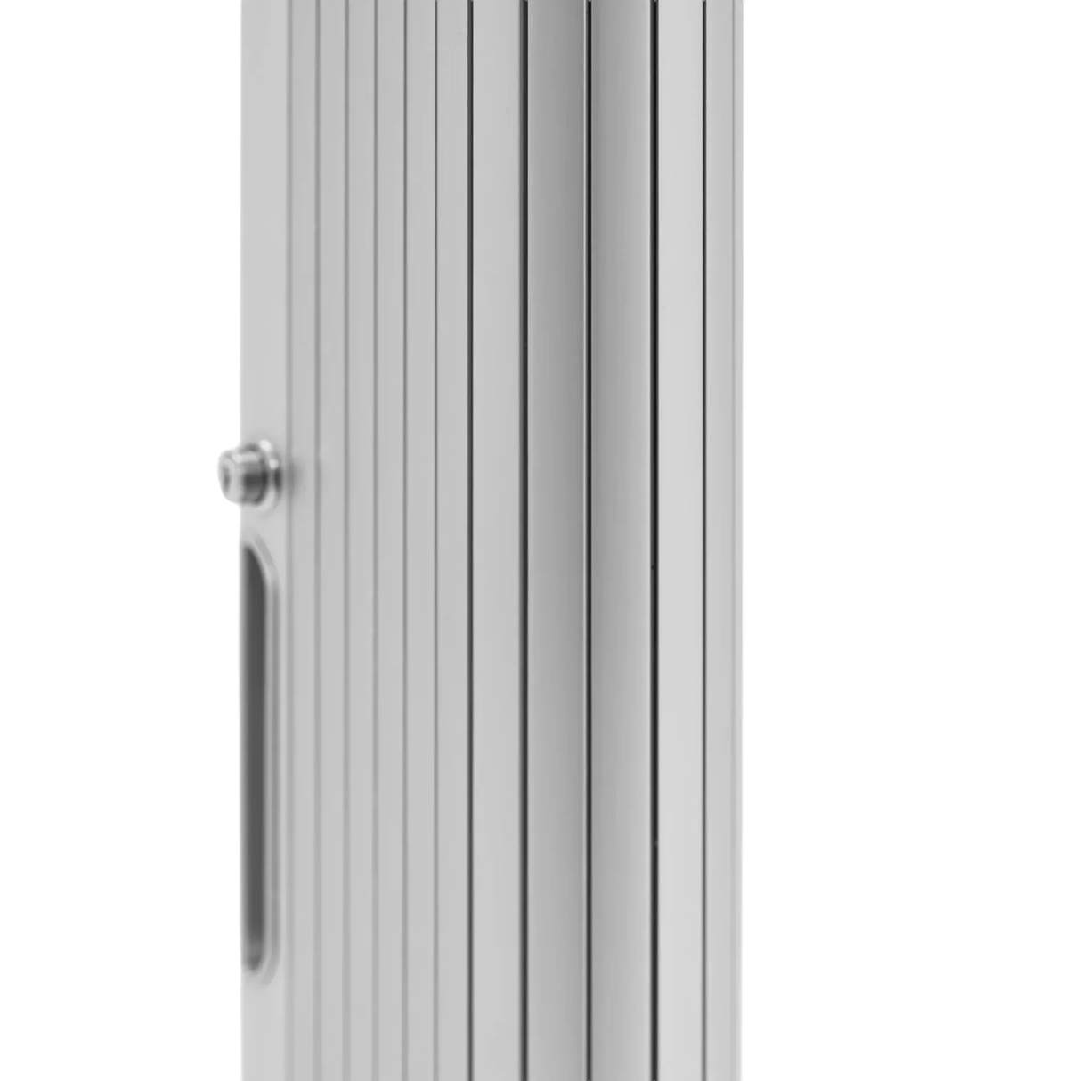 Tambour Shower Door Silver