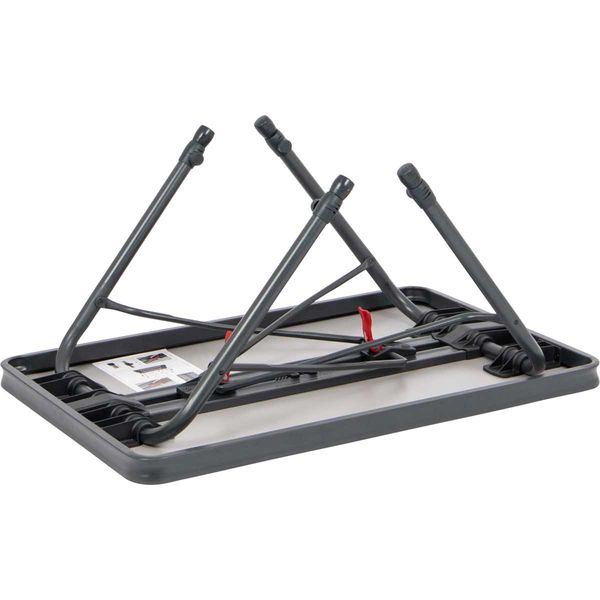 Crespo AP/244-M-89 Camping Table 81 x 53cm – Lightweight Adjustable Folding Table