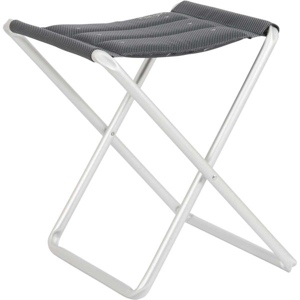 Crespo AL/302 Deluxe Folding Camping Stool & Footrest Dark Grey