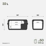 Indel B Portable Travel Compressor Cool Box 32L