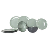 Gimex Vivid Line Tableware Set Green 12 Piece