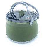 Wolf Outdoors EzyStow Collapsible Kettle 1L – Olive Green