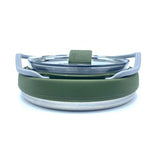 Wolf Outdoors EzyStow Collapsible Kettle 1L – Olive Green