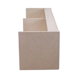 Overhead Camper Cabinet with Black Trim 120cm x 25cm x 25cm