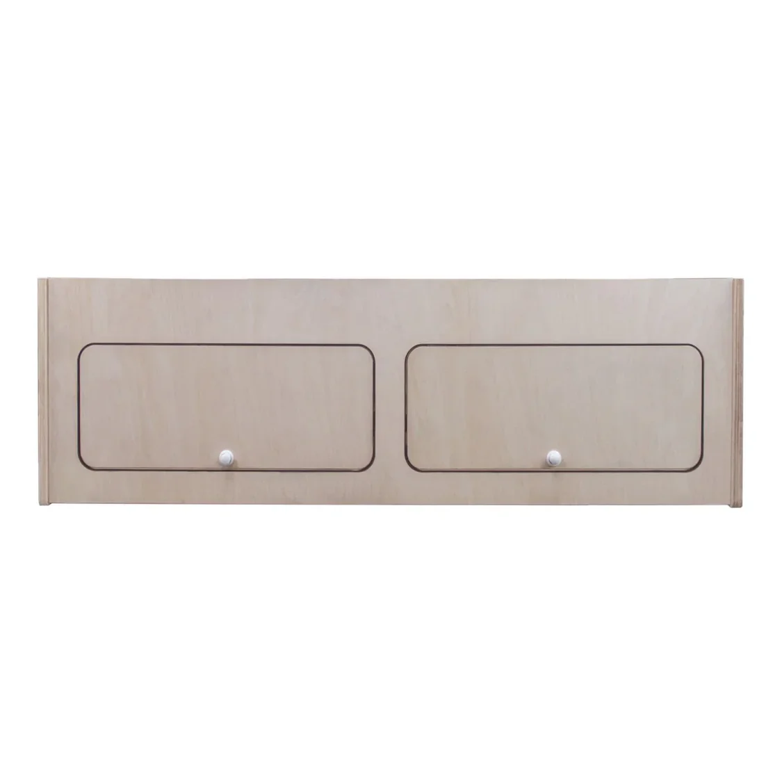 Overhead Camper Cabinet 80cm x 25cm x 25cm – Birch Plywood Storage Cupboard