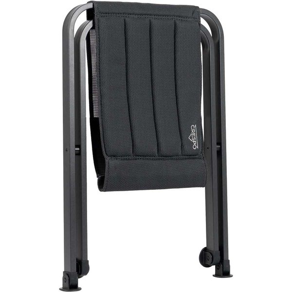 Crespo AP/402 Air-Select Folding Camping Stool & Footrest Dark Grey