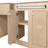 Camper Kitchen Pod with Black Compressor Fridge RHD
