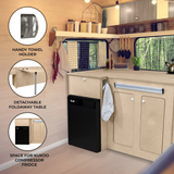 Camper Kitchen Pod with Black Compressor Fridge RHD