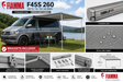 Fiamma F45s 260 VW T5/T6 T6.1 UK RHD Titanium Royal Grey - feature infographic