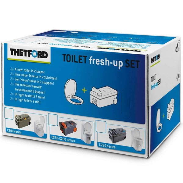 Thetford Fresh Up Kit C250 & C260 – Replacement Cassette Tank, Seat & Lid