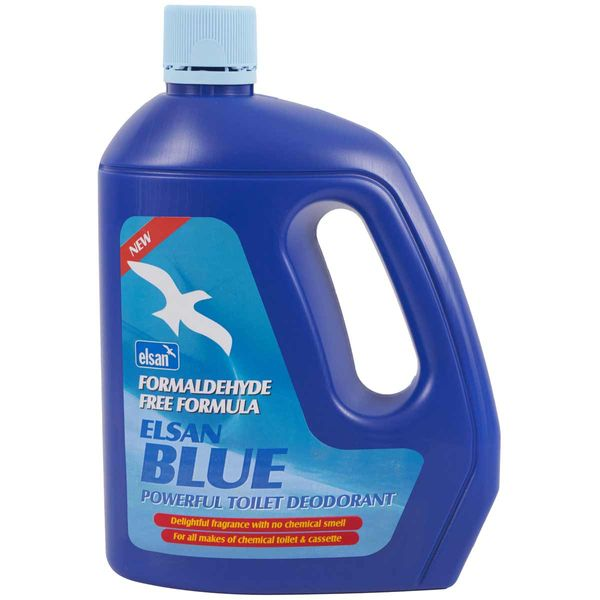 Elsan Blue Formaldehyde Free Toilet Fluid 4L – Caravan & Motorhome Waste Tank Treatment