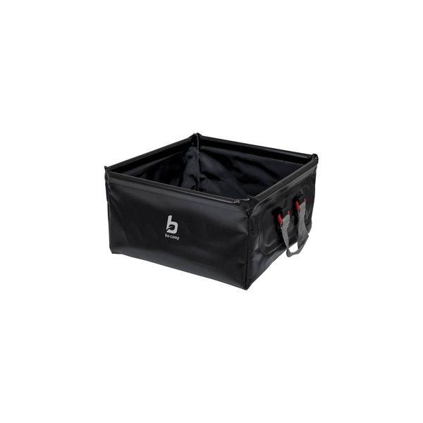 Bo-Camp Foldable Washing Bowl 12L Black | Compact Camping Sink