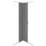 Tambour Shower Door Silver