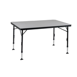 Crespo AP/273 Camping Table 130 x 85cm – Premium Adjustable Folding Table for 6 People