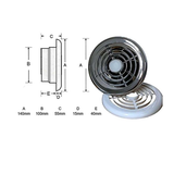 AG 12V Extractor Fan & LED Light | Caravan, Motorhome & Campervan Ventilation Solution