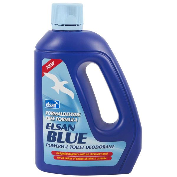 Elsan Blue Formaldehyde Free Toilet Fluid 2L – Caravan & Motorhome Waste Tank Treatment