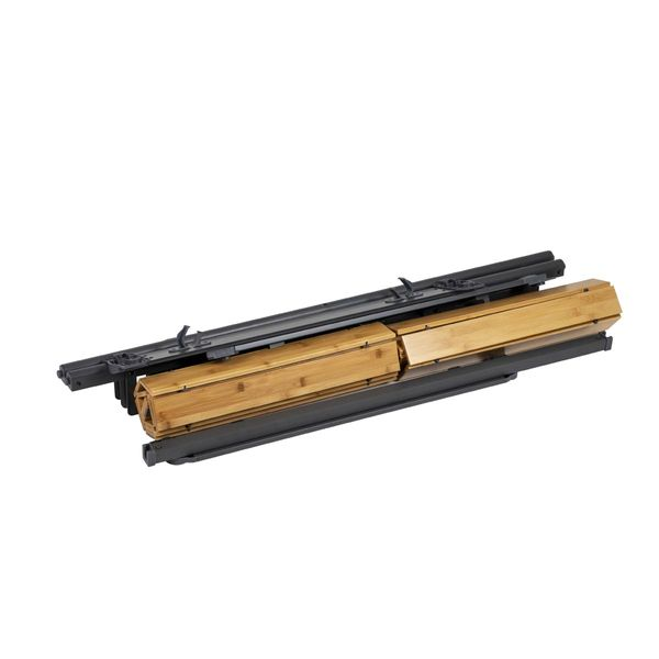 Bo-Camp Urban Collection Maryland Bamboo Camping Table 111 x 72cm – Premium Roll-Up Folding Table