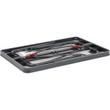 Crespo AP/244-M-89 Camping Table 81 x 53cm – Lightweight Adjustable Folding Table