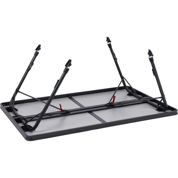 Crespo AP/276-89 Camping Table 140 x 85cm – Premium Adjustable Folding Table for 6 People