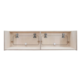 Overhead Camper Cabinet 80cm x 25cm x 25cm – Birch Plywood Storage Cupboard