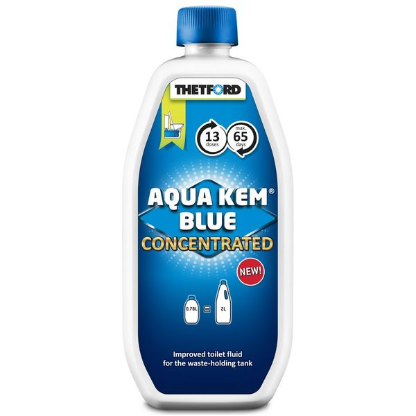 Thetford Aqua Kem Blue Concentrate 780ml – Caravan & Motorhome Toilet Chemical