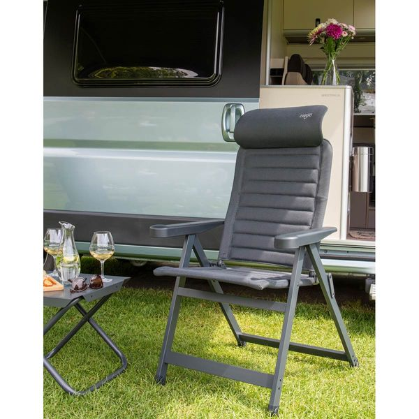 Crespo AP/440 Air-Select Compact Reclining Camping Chair – Grey