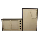 MDF Camper Van Kitchen Unit RHD