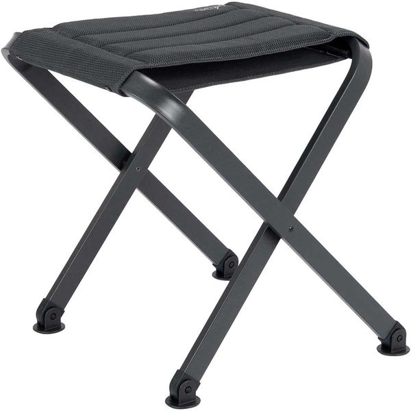 Crespo AP/402 Air-Select Folding Camping Stool & Footrest Dark Grey