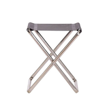 Crespo AL/301 Folding Camping Stool & Footrest Dark Grey