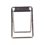 Crespo AL/301 Folding Camping Stool & Footrest Dark Grey