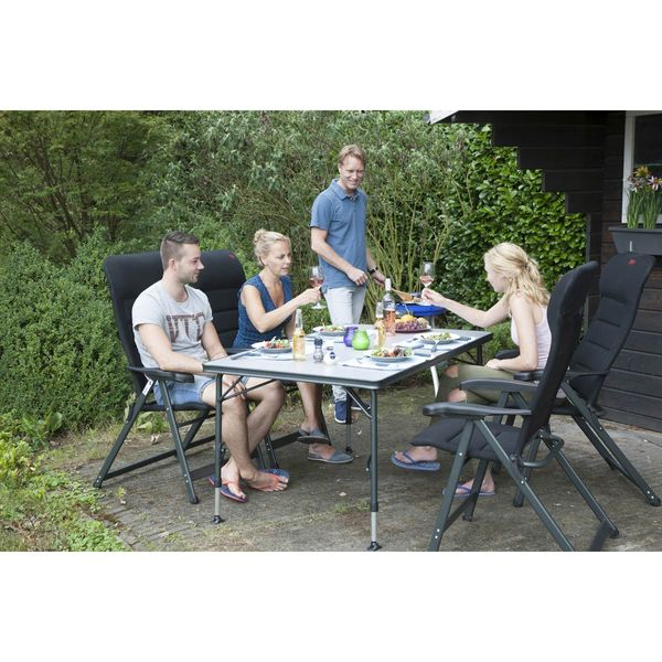 Crespo AP/274 Camping Table 150 x 90cm – Extra Large Adjustable Folding Table