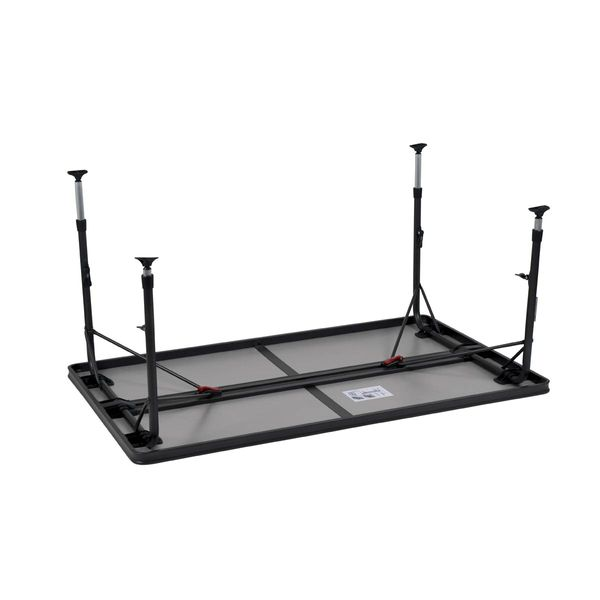 Crespo AP/274 Camping Table 150 x 90cm – Extra Large Adjustable Folding Table