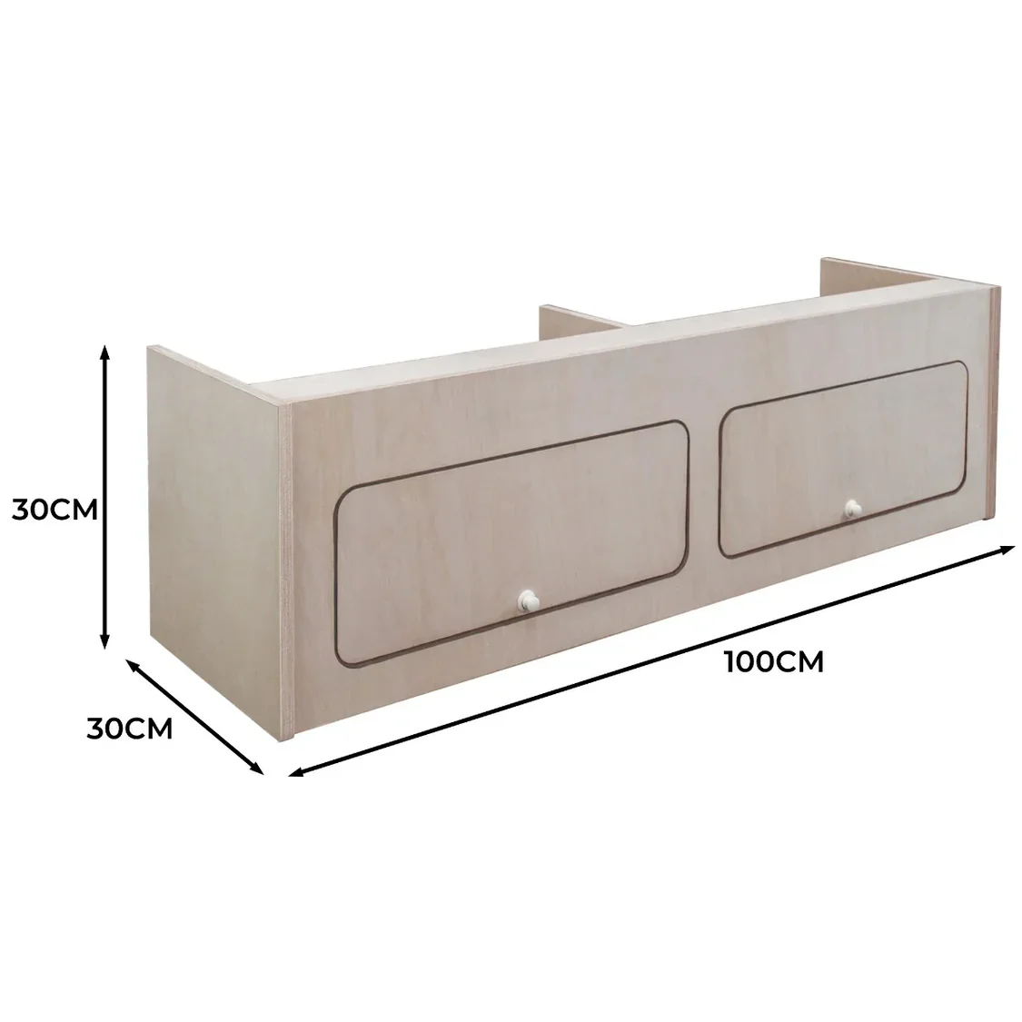 Overhead Camper Cabinet 100cm x 30cm x 30cm