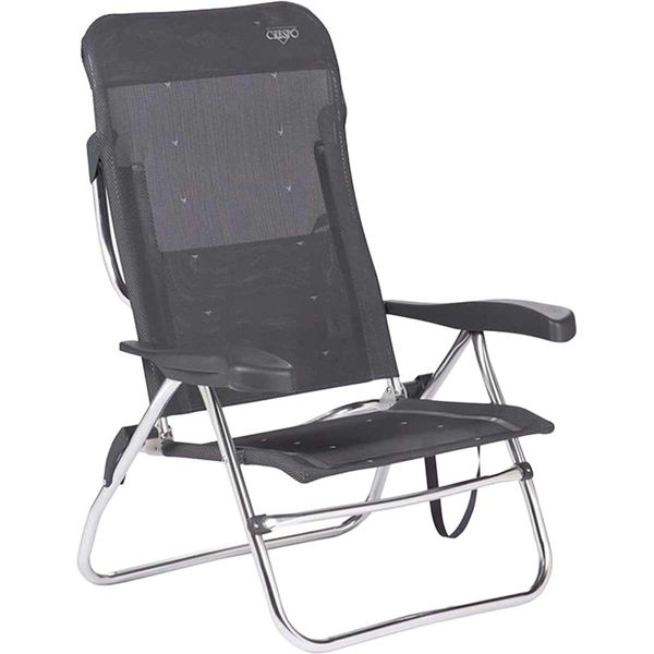 Crespo AL/223 Beach Chair – Dark Grey
