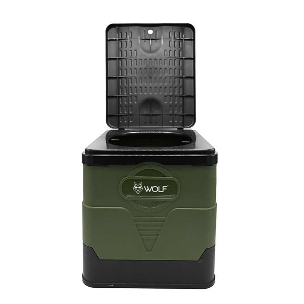 Wolf Outdoors Collapsible Toilet with Waste Bags & Odour Sachets