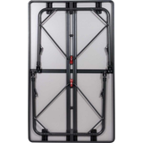 Crespo AP/276-89 Camping Table 140 x 85cm – Premium Adjustable Folding Table for 6 People