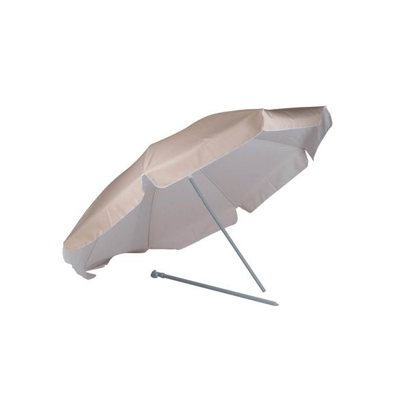 Bo-Camp Compact Camping Parasol 160cm Blue | Adjustable Lightweight Sun Shade