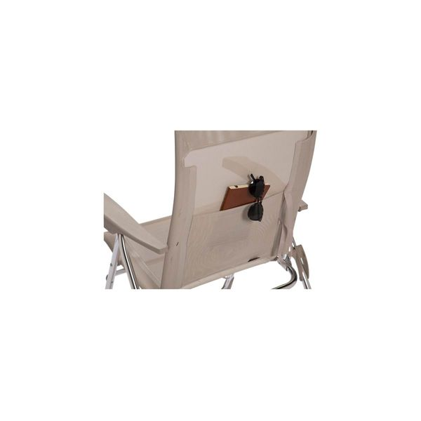 Crespo AL/206 Beach Chair – Light Grey