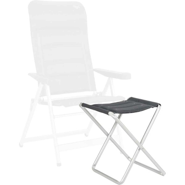 Crespo AL/302 Deluxe Folding Camping Stool & Footrest Dark Grey