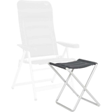 Crespo AL/302 Deluxe Folding Camping Stool & Footrest Dark Grey
