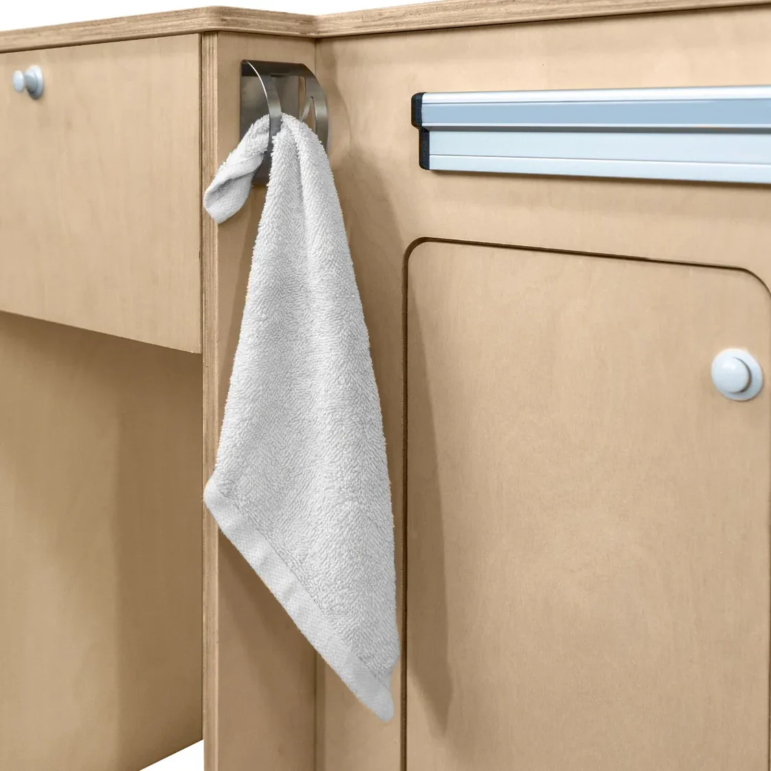 Camper Kitchen Pod with Silver Compressor Fridge RHD