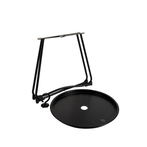Bo-Camp Industrial Collection Palmetto Side Table – Removable Tray Top & Carry Handle